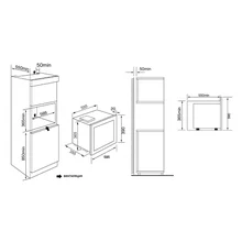 Встраиваемая микроволновая печь KRONA REIN 60 BL — фотография 15