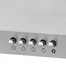 Плоская вытяжка KRONA JESSICA slim 600 inox push button — фотография 9