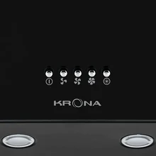 Наклонная вытяжка KRONA HELGA 600 black PB — фотография 5