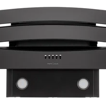 Наклонная вытяжка KRONA INGA 600 black push button — фотография 6