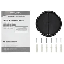Плоская вытяжка KRONA Jessica slim 600 black PB — фотография 12