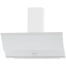 Наклонная вытяжка KRONA IRIDA 900 white push button — фотография 1