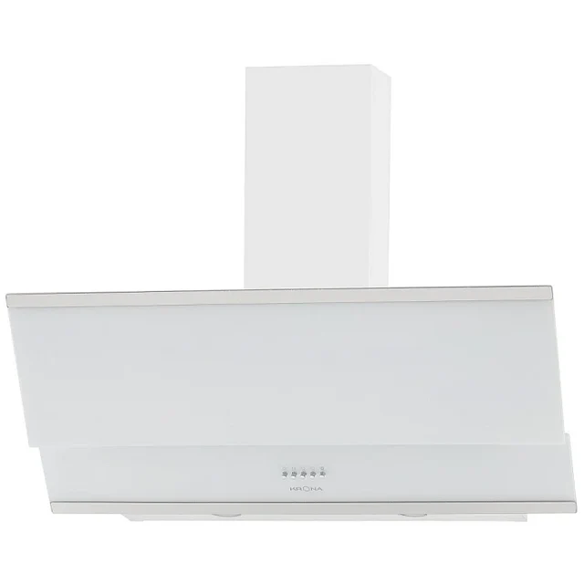 Наклонная вытяжка KRONA IRIDA 900 white push button