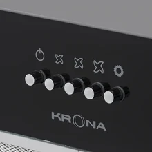 Полновстраиваемая вытяжка KRONA SINTIA 600 BLACK PB — фотография 10