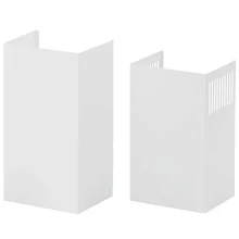 Наклонная вытяжка KRONA IRIDA 900 white push button — фотография 11