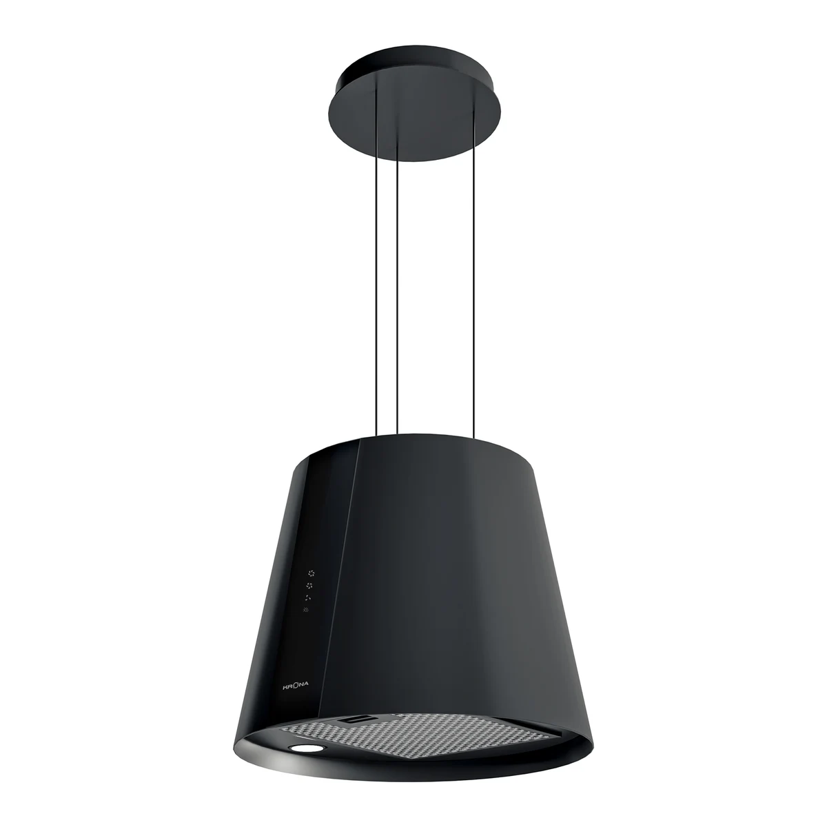 Островная вытяжка KRONA HOLLY ISOLA 500 BLACK S — фотография 1