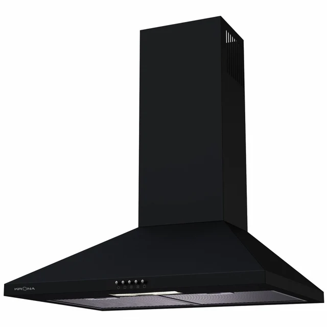 Купольная вытяжка KRONA JANNA 600 black push button