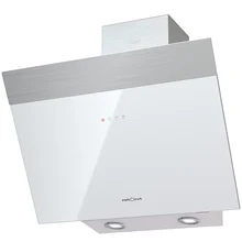 Наклонная вытяжка KRONA Kristen 600 white/inox S — фотография 2
