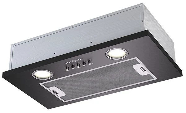 Полновстраиваемая вытяжка KRONA SELINA 600 black PB — фотография 1