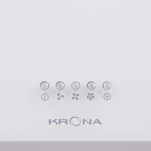 Наклонная вытяжка KRONA HELGA 600 white PB — фотография 4