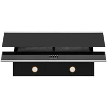 Наклонная вытяжка KRONA IRIDA 900 black push button — фотография 9