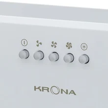 Полновстраиваемая вытяжка KRONA AMBRA 600 white PB — фотография 4