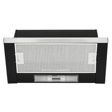 Телескопическая вытяжка KRONA Kamilla slim 600 black/inox (1 мотор) — фотография 2