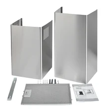 Т-образная вытяжка KRONA SABRINA 600 inox/glass push button — фотография 10