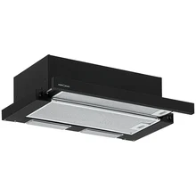 Телескопическая вытяжка KRONA VENDY 600 BLACK (1 мотор) — фотография 1