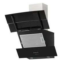 Наклонная вытяжка KRONA INGA 600 inox/black push button — фотография 4