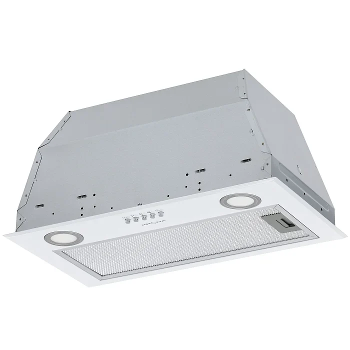 Полновстраиваемая вытяжка KRONA AMBRA 600 white PB — фотография 1