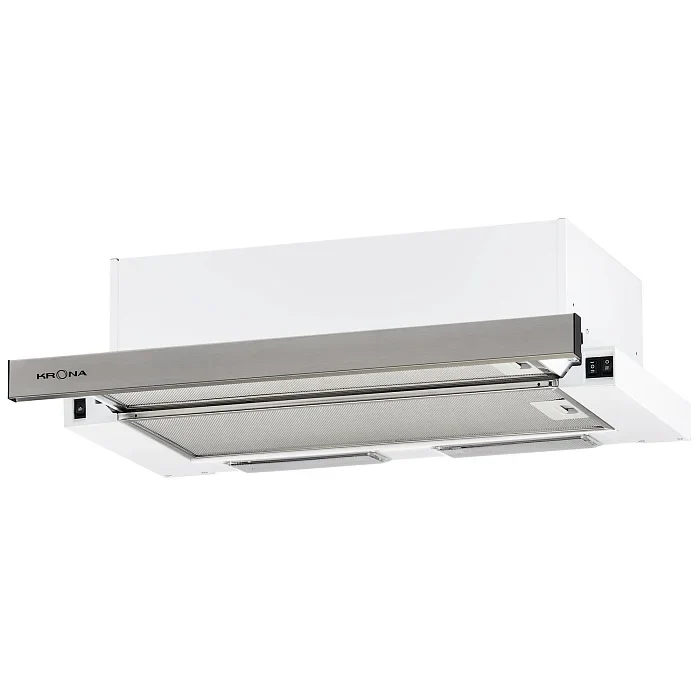 Телескопическая вытяжка KRONA KAMILLA 600 INOX ( 2 мотора) — фотография 1