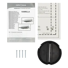 Телескопическая вытяжка KRONA KAMILLA 450 BLACK — фотография 13