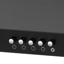 Плоская вытяжка KRONA Jessica slim 600 black PB — фотография 9