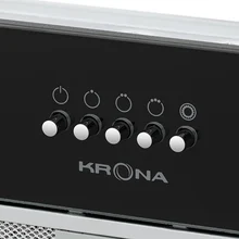 Полновстраиваемая вытяжка KRONA KATE 600 GLASS BLACK PB K — фотография 4