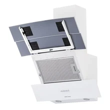 Наклонная вытяжка KRONA INGA 600 white push button — фотография 3