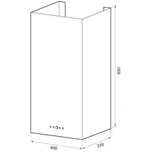 Вертикальная вытяжка KRONA DITA R 400 inox PB — фотография 14
