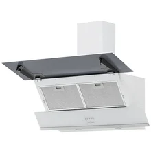 Наклонная вытяжка KRONA IRIDA 900 white push button — фотография 3