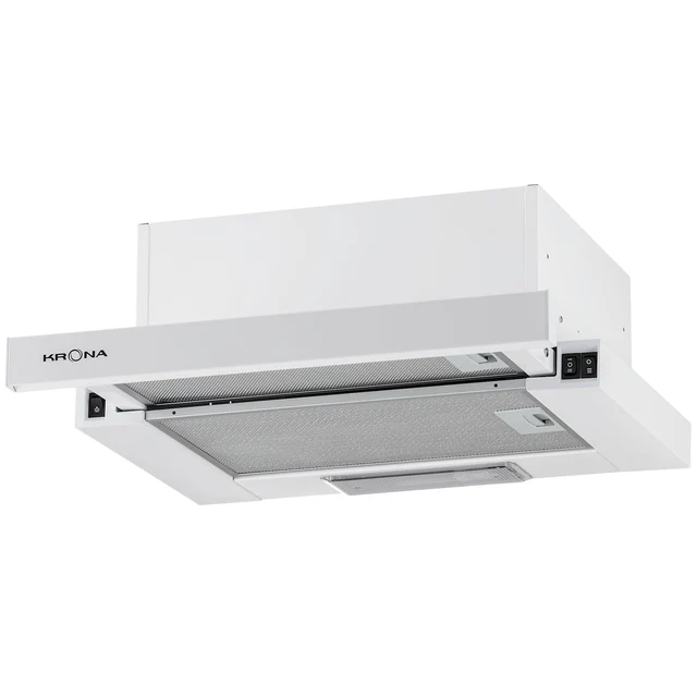 Телескопическая вытяжка KRONA KAMILLA 450 WHITE