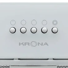 Полновстраиваемая вытяжка KRONA LUISA 600 GLASS WHITE PB — фотография 5