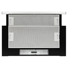Телескопическая вытяжка KRONA Kamilla slim 600 black/inox (1 мотор) — фотография 7