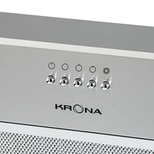Полновстраиваемая вытяжка KRONA Asta 600 inox PB — фотография 9