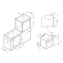 Газовый духовой шкаф KRONA STRETTO 45 BL — фотография 12