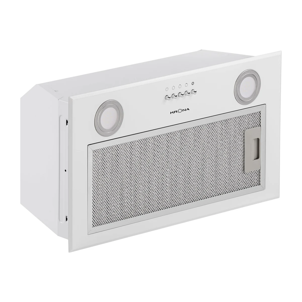 Полновстраиваемая вытяжка KRONA Asta 600 white PB — фотография 1
