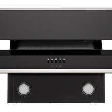 Наклонная вытяжка KRONA IRIDA 600 black push button — фотография 6