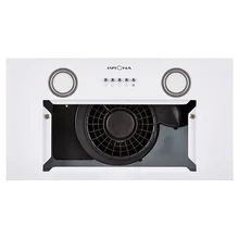 Полновстраиваемая вытяжка KRONA SELINA 600 white PB — фотография 4