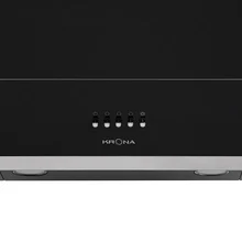 Наклонная вытяжка KRONA IRIDA 600 black push button — фотография 5