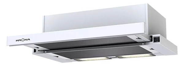 Телескопическая вытяжка KRONA Kamilla 6002DN WH — фотография 1