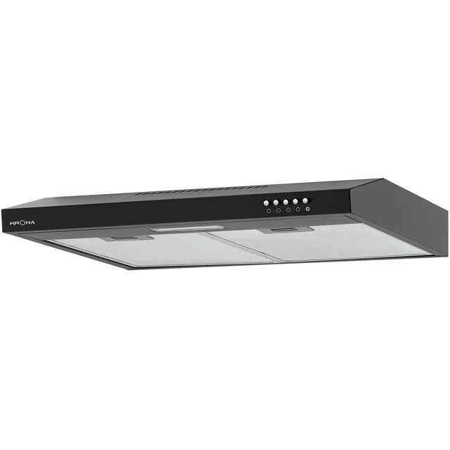 Плоская вытяжка KRONA Jessica slim 600 black PB