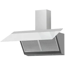 Наклонная вытяжка KRONA Kristen 900 white/inox S — фотография 3