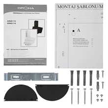 Наклонная вытяжка KRONA MELODIE 600 BLACK S — фотография 14