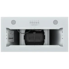 Полновстраиваемая вытяжка KRONA LUISA 600 GLASS WHITE PB — фотография 3