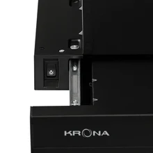 Телескопическая вытяжка KRONA KAMILLA 600 GLASS BLACK — фотография 5
