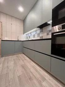 Кухня «Серый атлас» — фотография 2