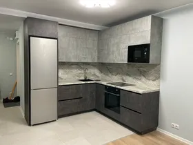 Кухня «Дымчатый камень» — фотография 1