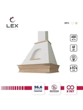 Вытяжка кухонная рустика LEX ANCONA 600 White — фотография 1
