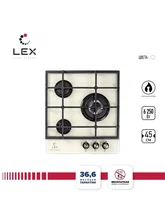 Варочная панель газовая LEX GVG 4533 C IV LIGHT БЕЛЫЙ АНТИК — фотография 1