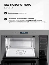Микроволновая печь встраиваемая LEX BIMO 25.03N GREY — фотография 2