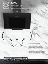 Вытяжка кухонная наклонная LEX Mira 600 Black — фотография 2