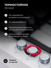 Варочная панель газовая LEX GVG 642A WH — фотография 3